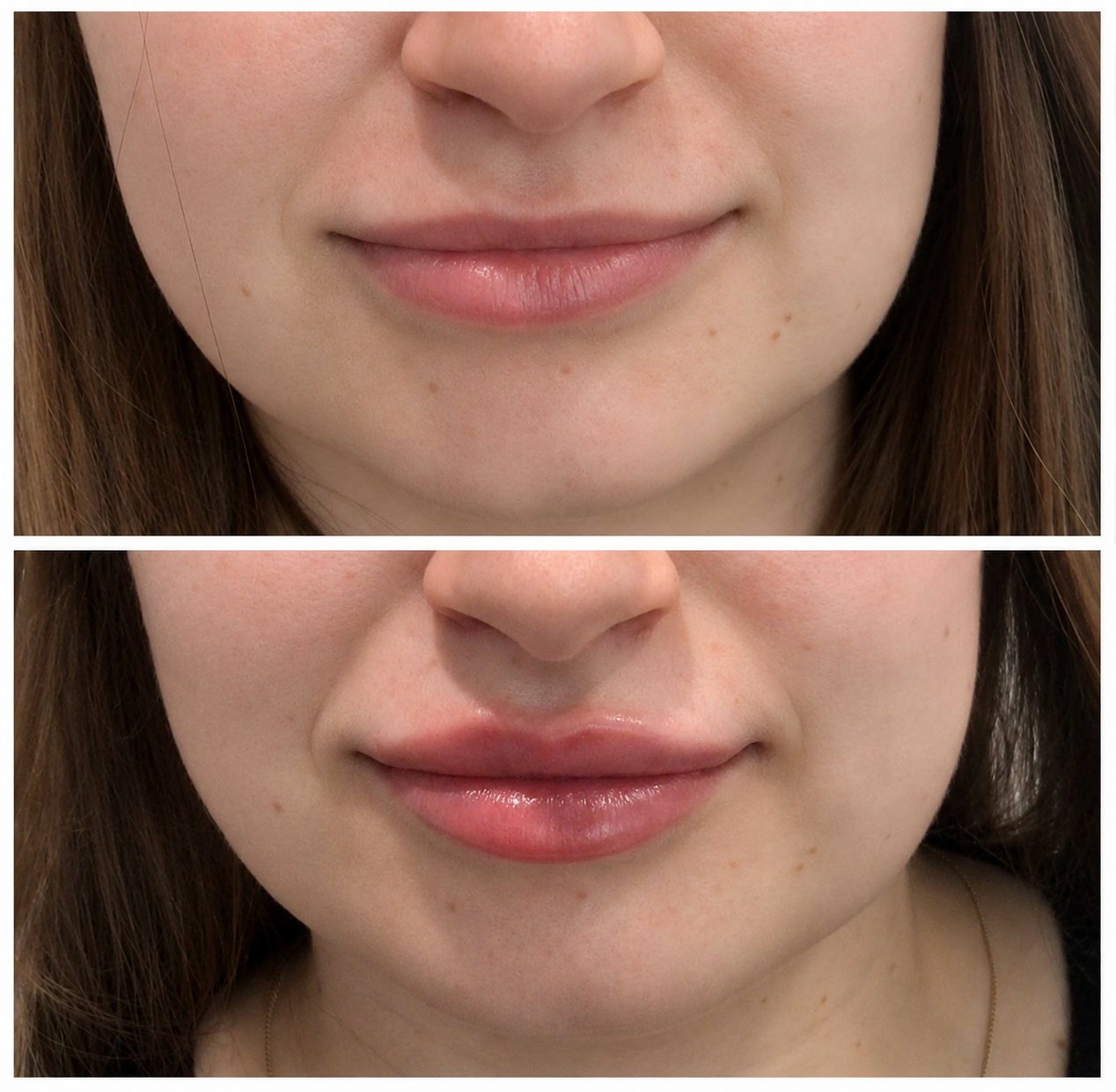 Natural lip filler result — Lina Pan RN Adelaide