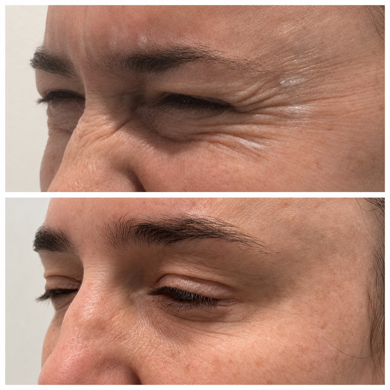 Wrinkle reduction before and after — SkinAfinity Aesthetic Clinic Adelaide